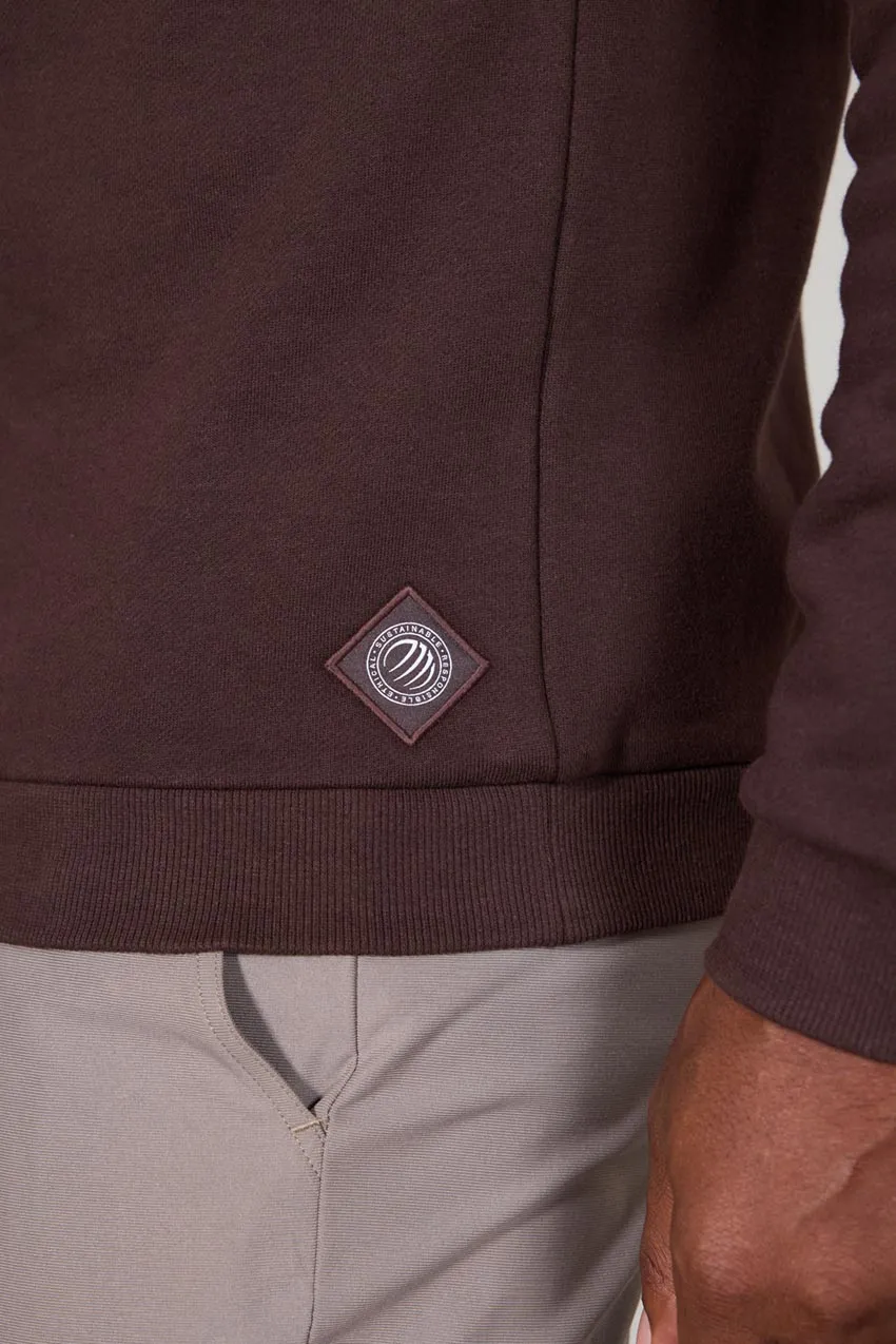 Men's Luxefleece Sweatshirt - Chocolate Brown