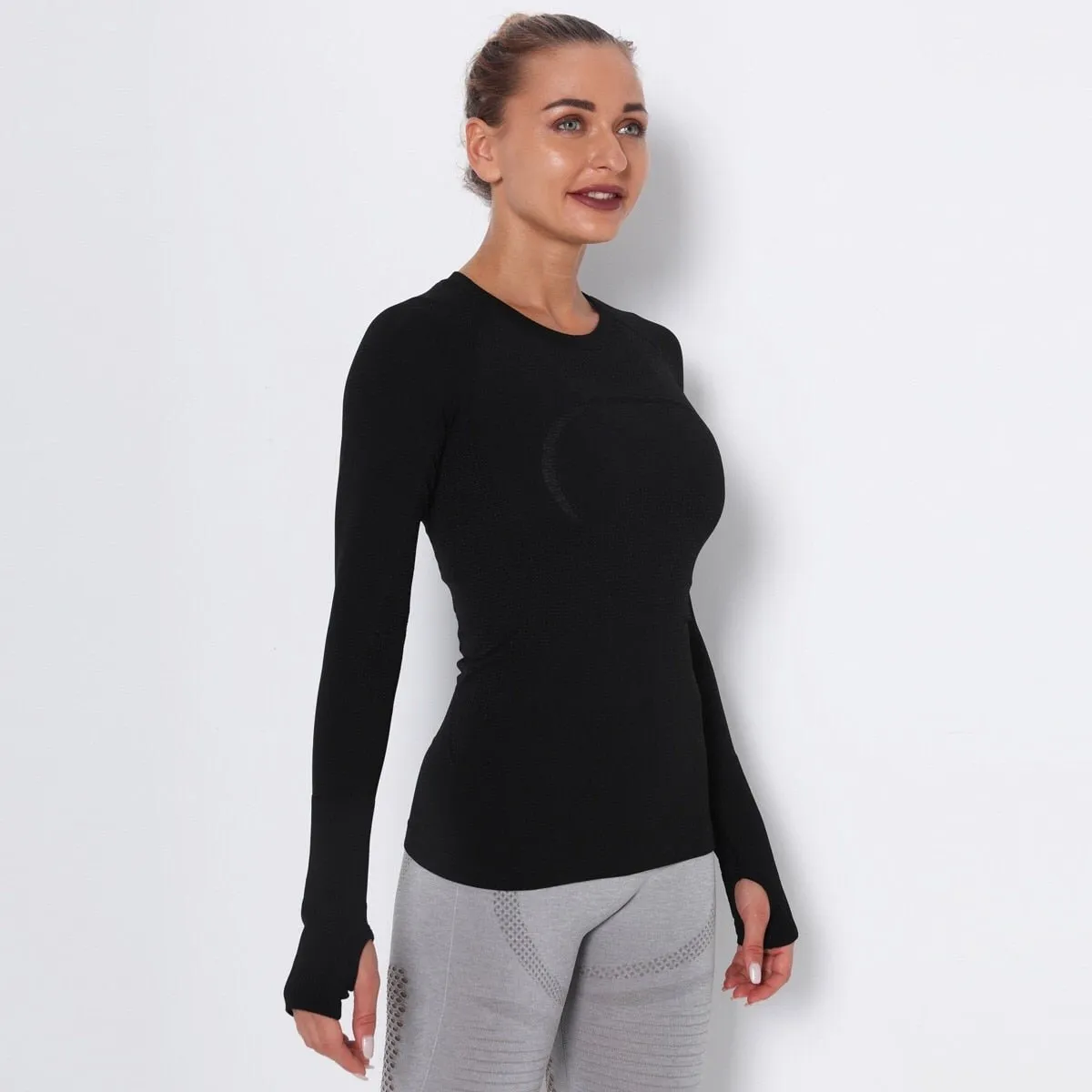 Moisture-Wicking Long Sleeve Performance Top
