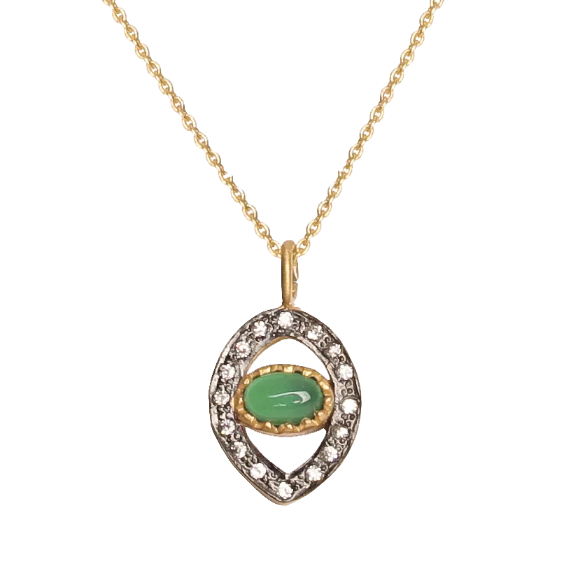 Mosaic Emerald Allure Necklace