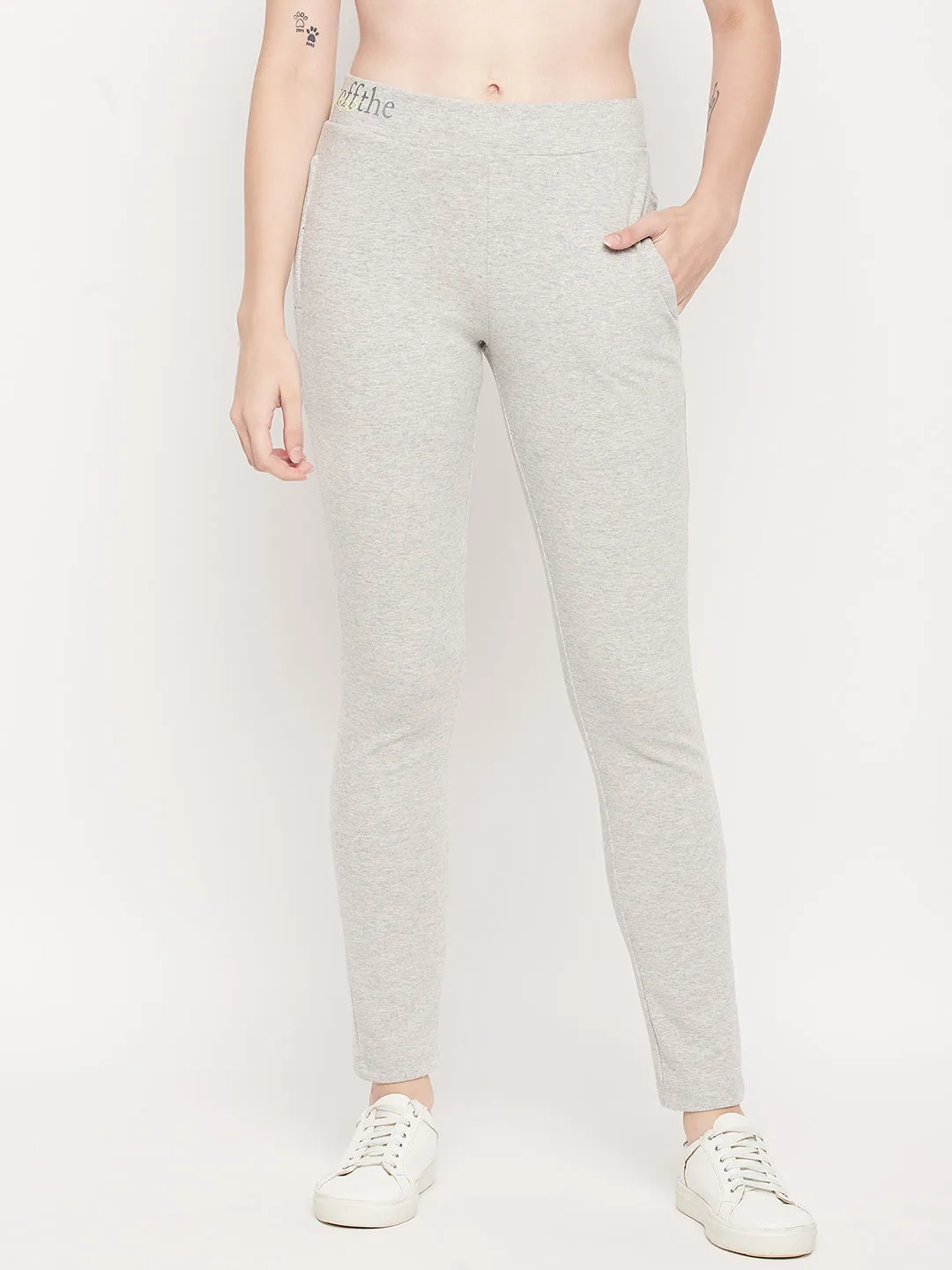 mSECRET Low Rise  Grey Active Tights
