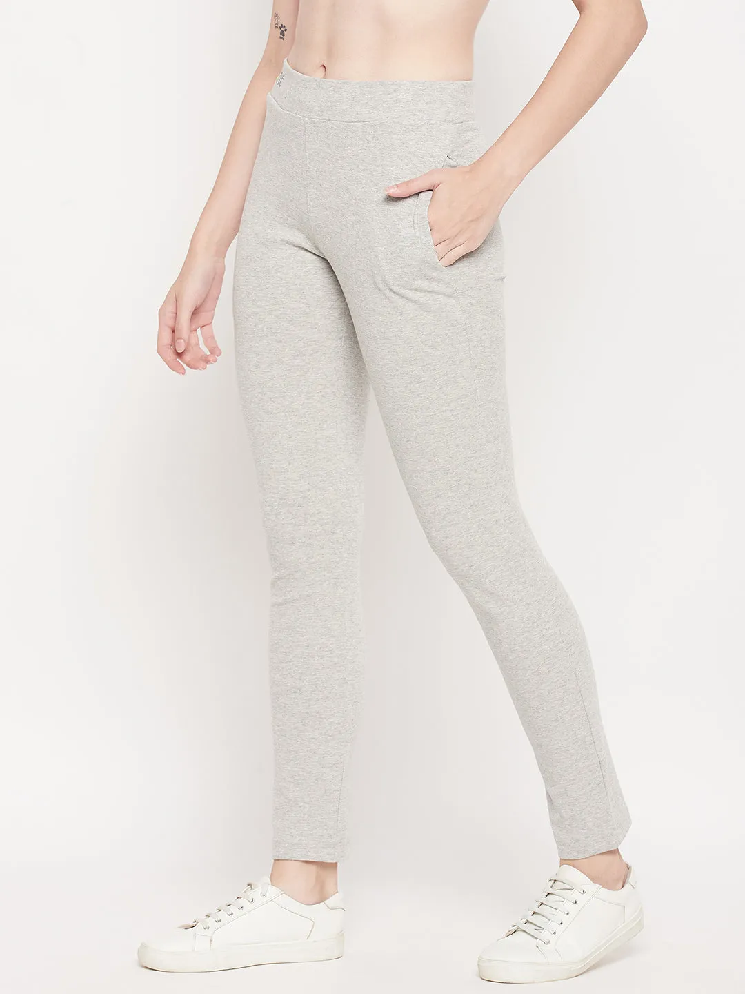 mSECRET Low Rise  Grey Active Tights