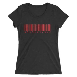 Never Give Up - Charcoal Black