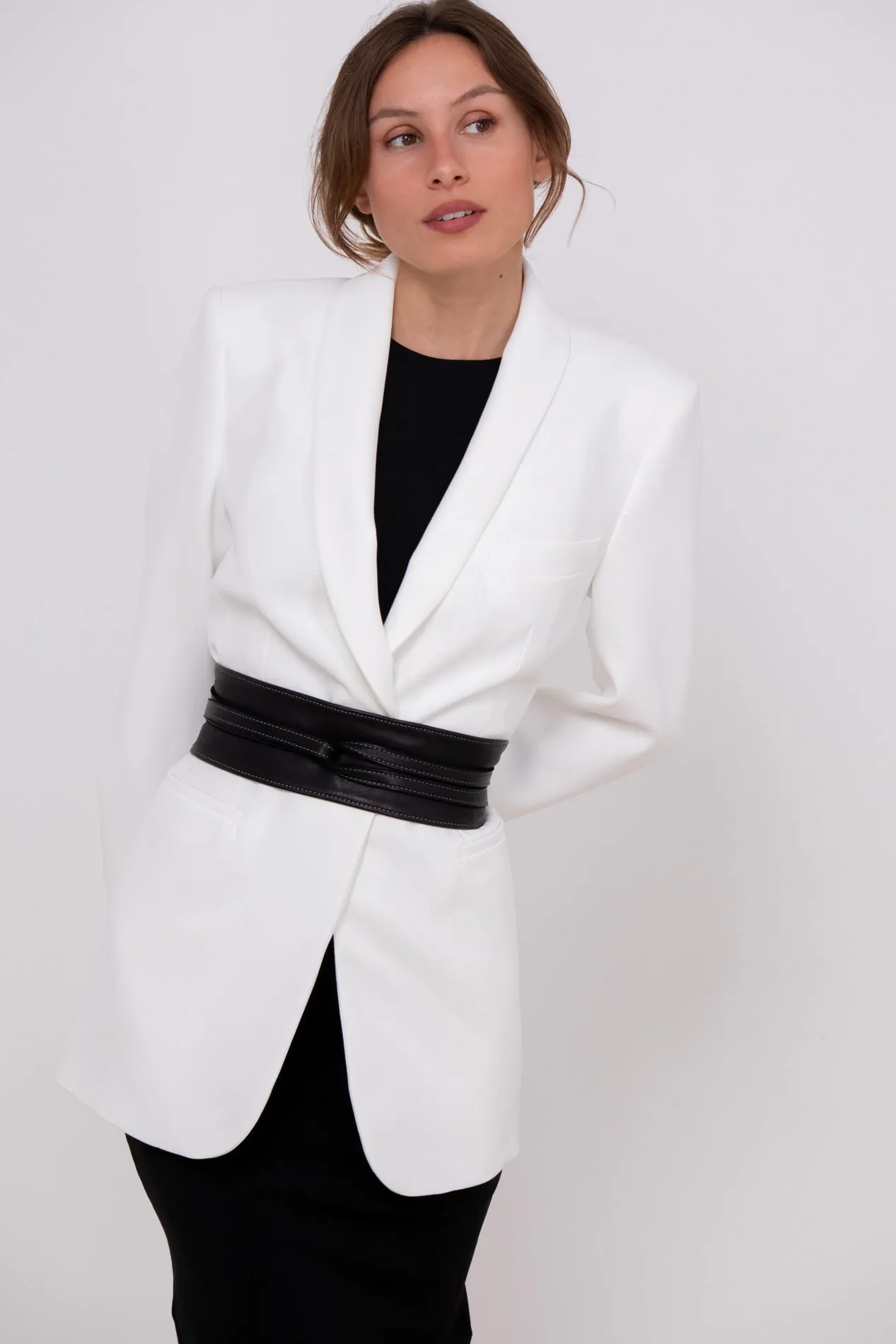 Obi Wrap Belt - Black - CANADA