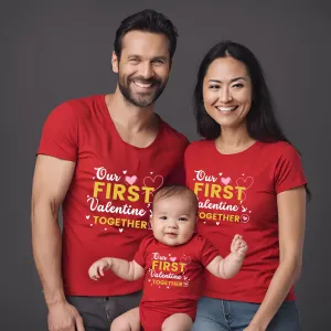 Our First Valentine's Together T-Shirts | Valentine's Day