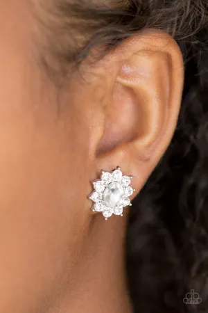 Paparazzi Starry Night Earrings White