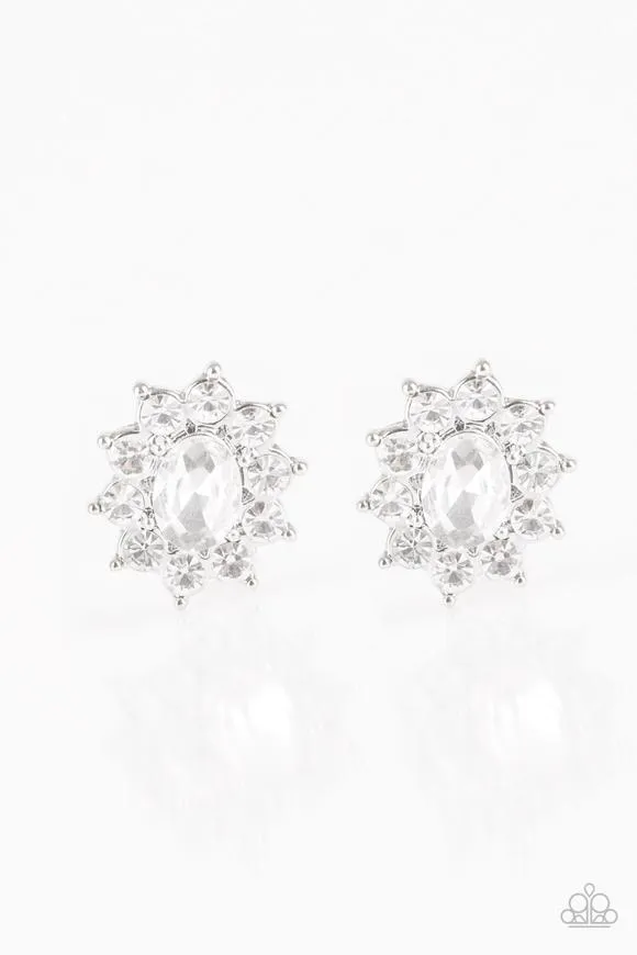 Paparazzi Starry Night Earrings White