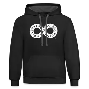 Perfection Has No Endpoint- Unisex Contrast Hoodie