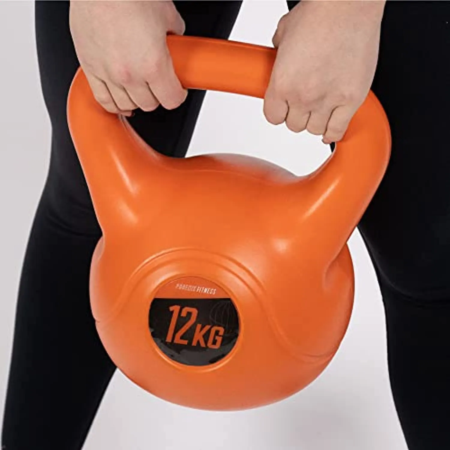 Phoenix Fitness Vinyl Kettlebell - Heavy Weight for Strength Training, Bodybuilding, Muscle and Cardio Exercises - Perfect Workout Equipment for Home, Gym and Studio - Various Weights (8lbs-44lbs)