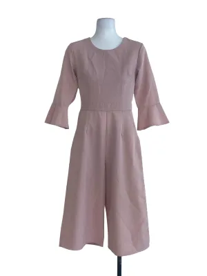 Pink Plain Jumpsuits
