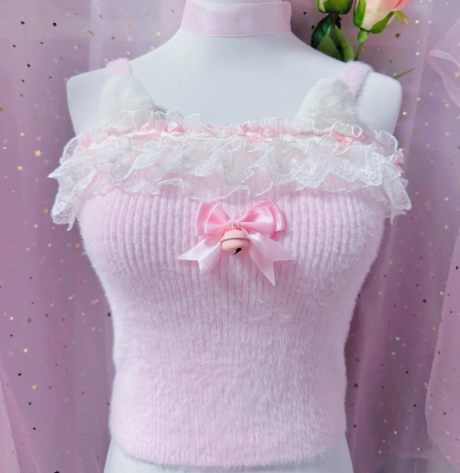 Plush Bow Camisole UB98933