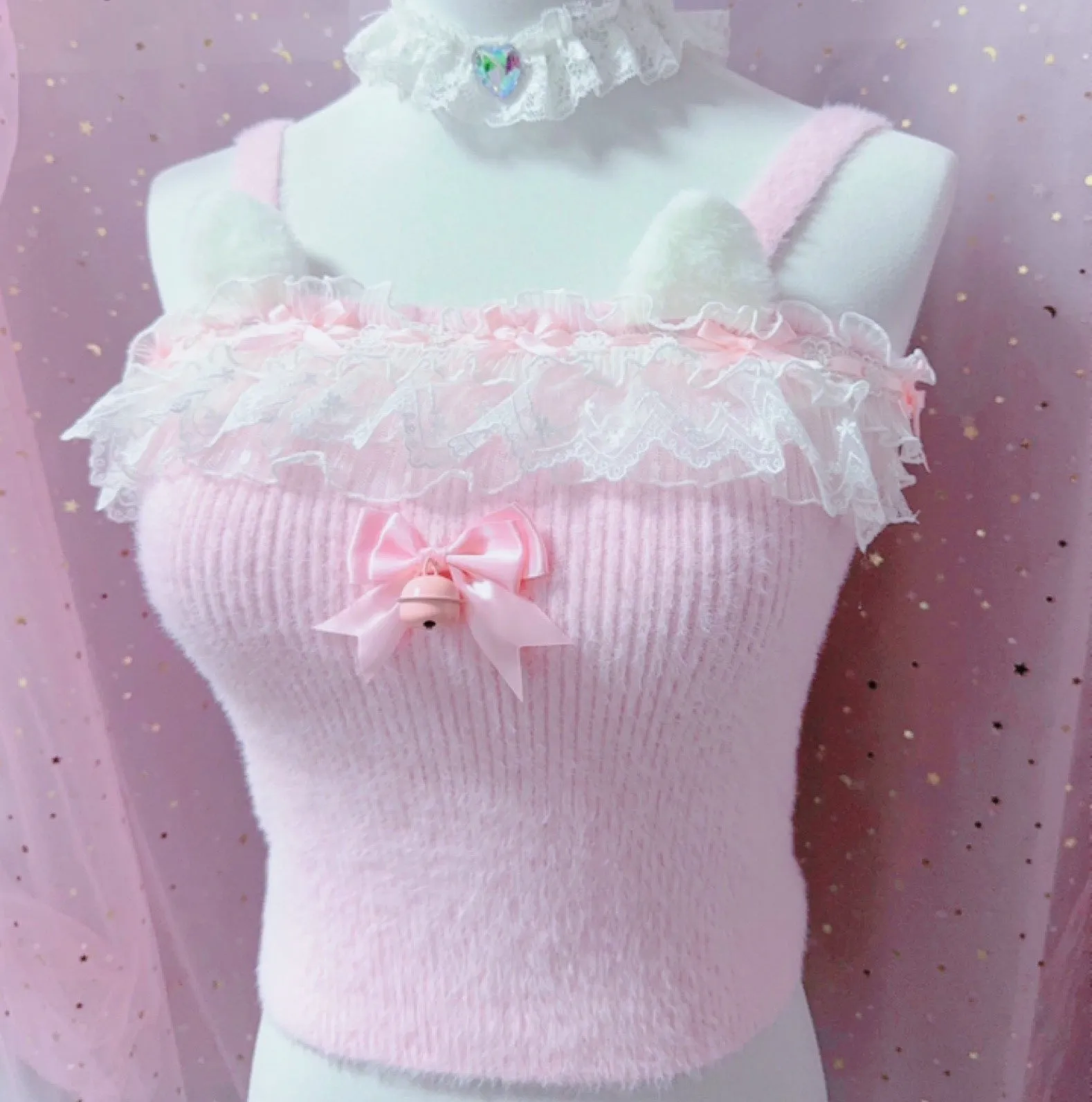 Plush Bow Camisole UB98933