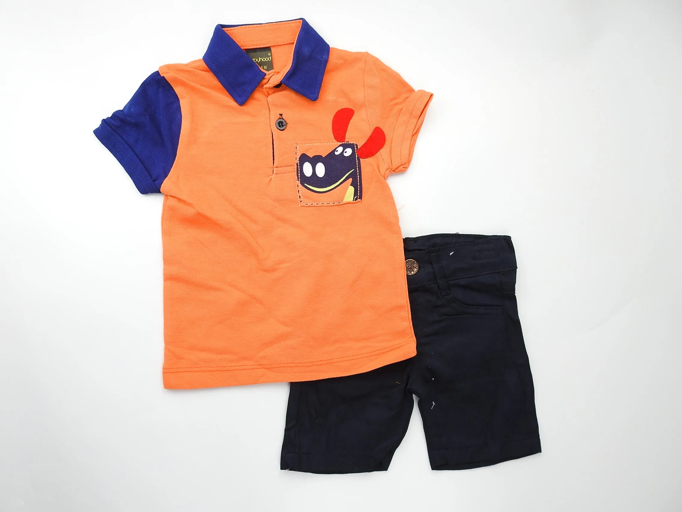 Polo en coton piquée   short