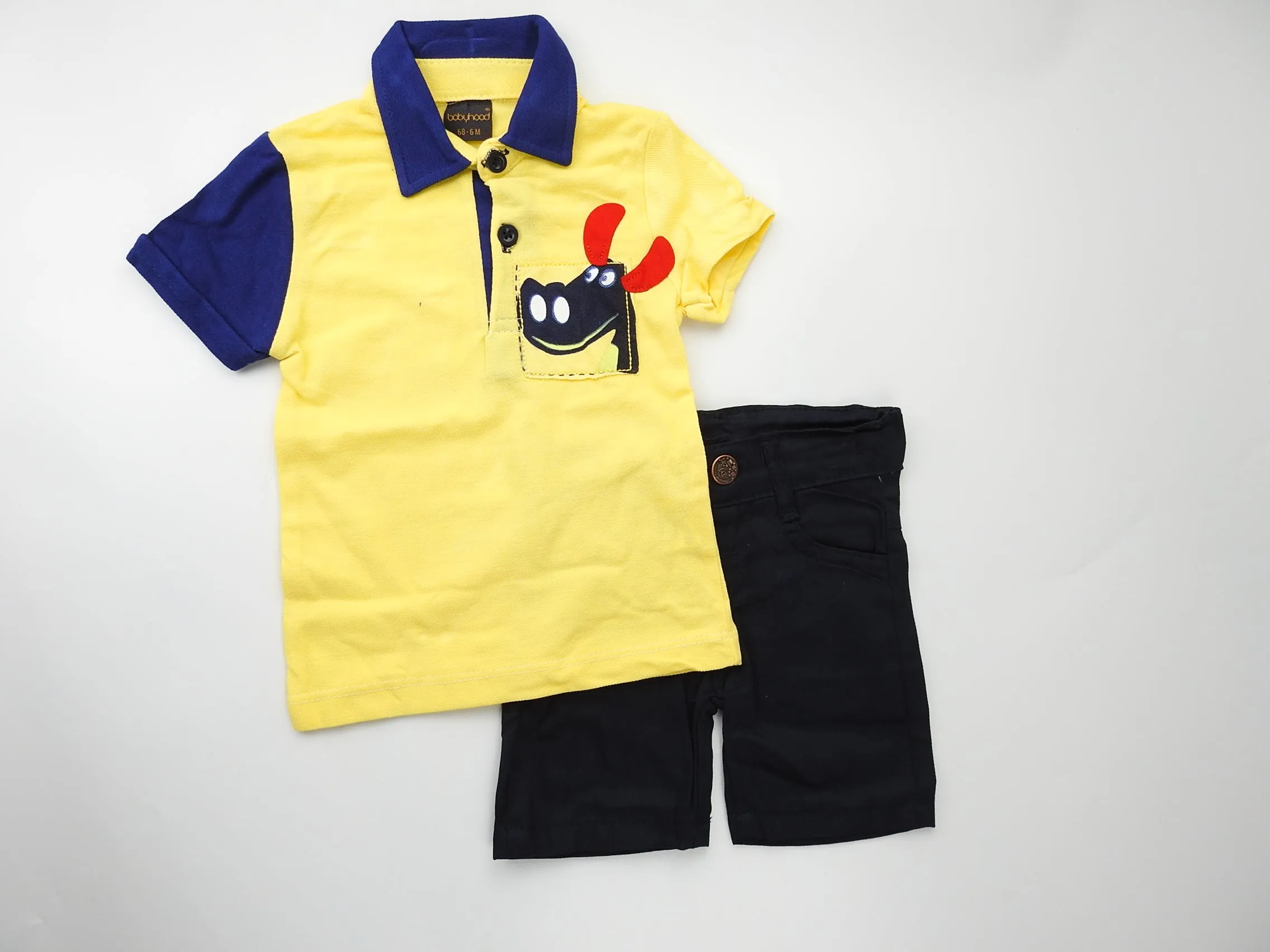 Polo en coton piquée   short