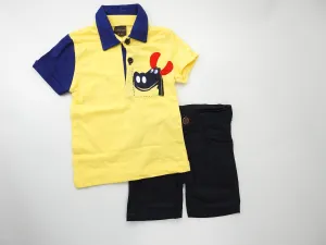 Polo en coton piquée   short