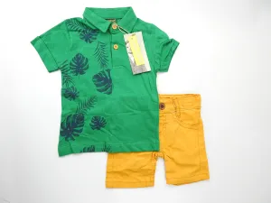 Polo en coton   Short jean - turkey