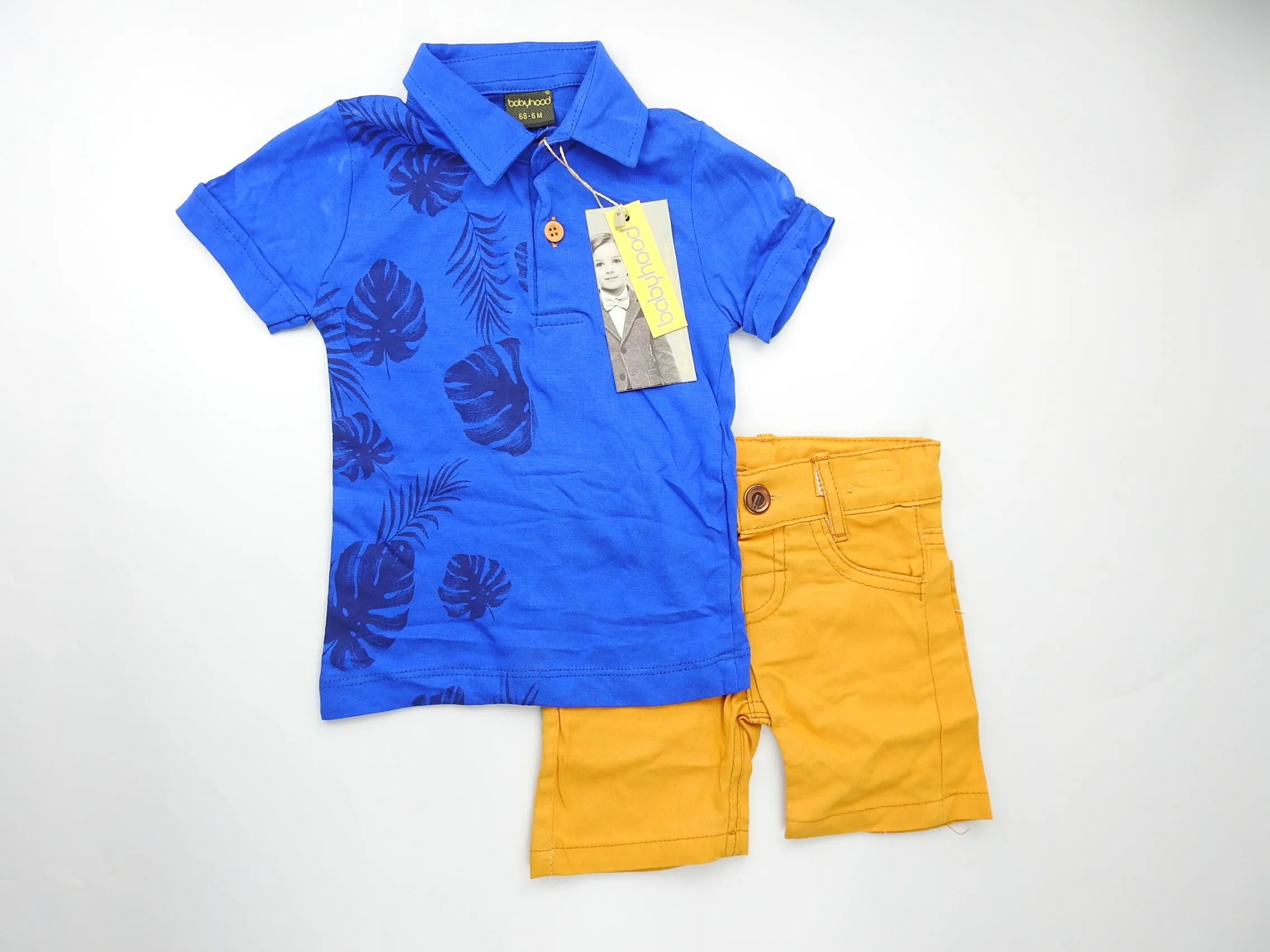 Polo en coton   Short jean - turkey