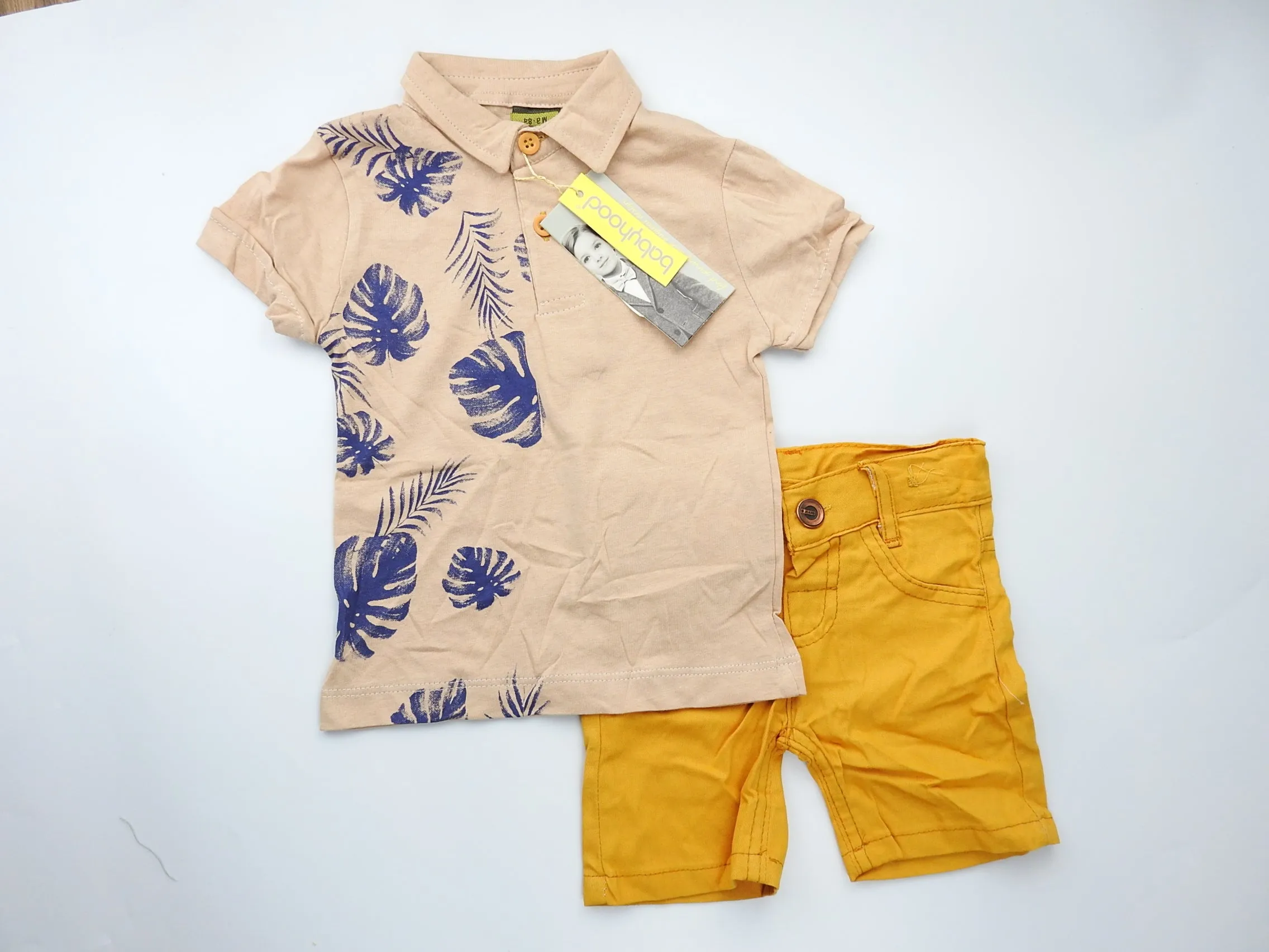 Polo en coton   Short jean - turkey