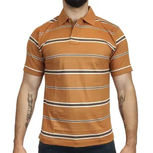 Polo Manga Corta Amici Hombre Classic - Camel