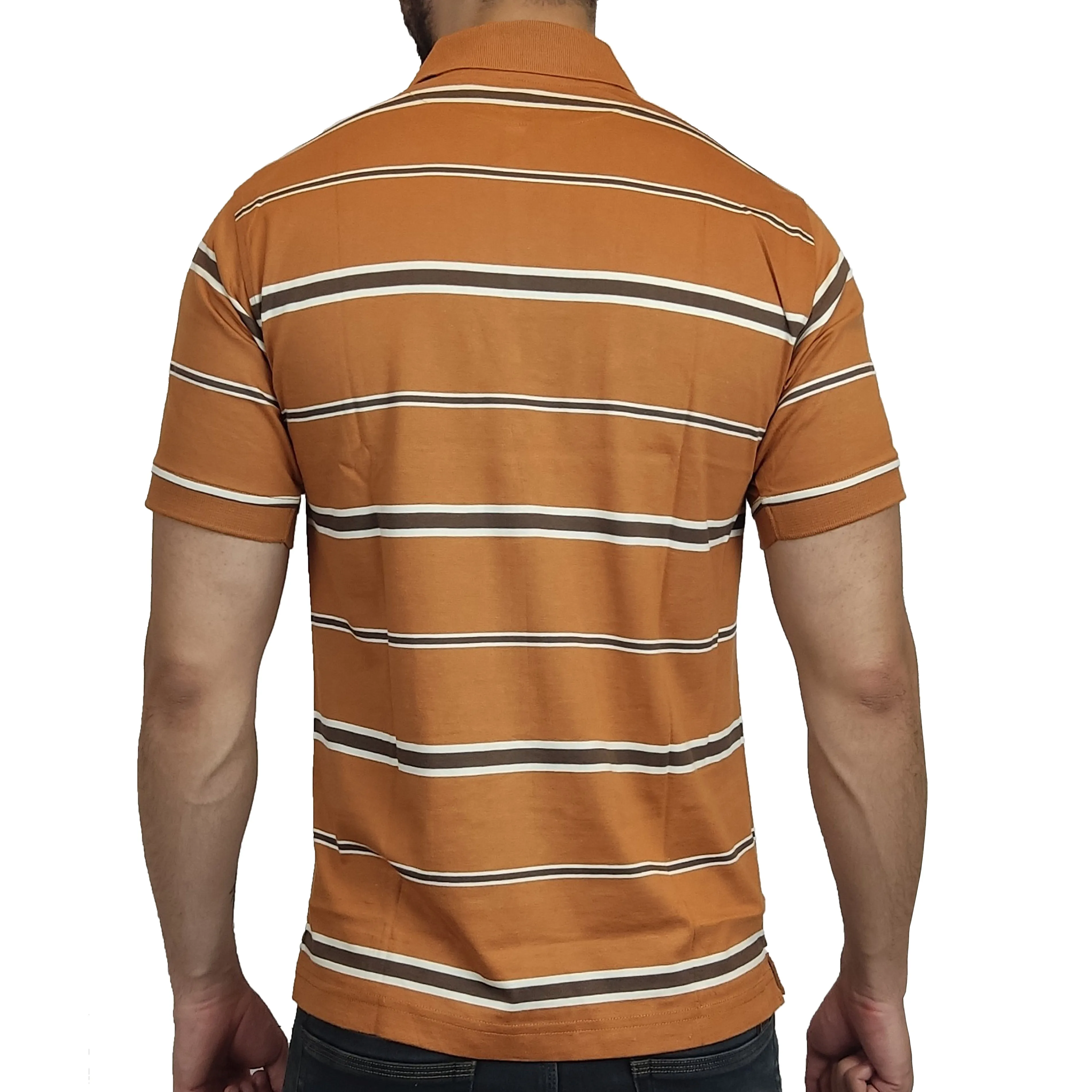 Polo Manga Corta Amici Hombre Classic - Camel