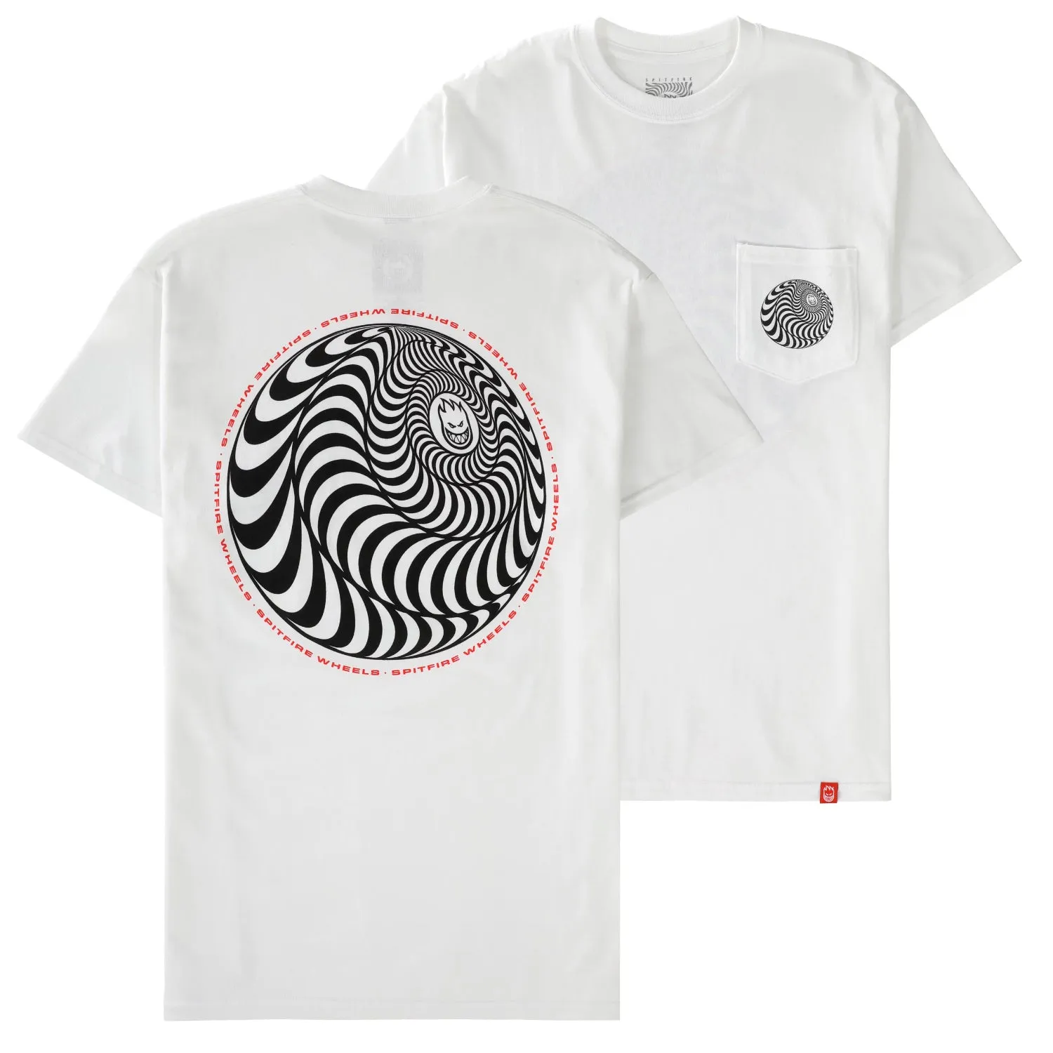 Polo Spitfire - pocket skwd classic white black