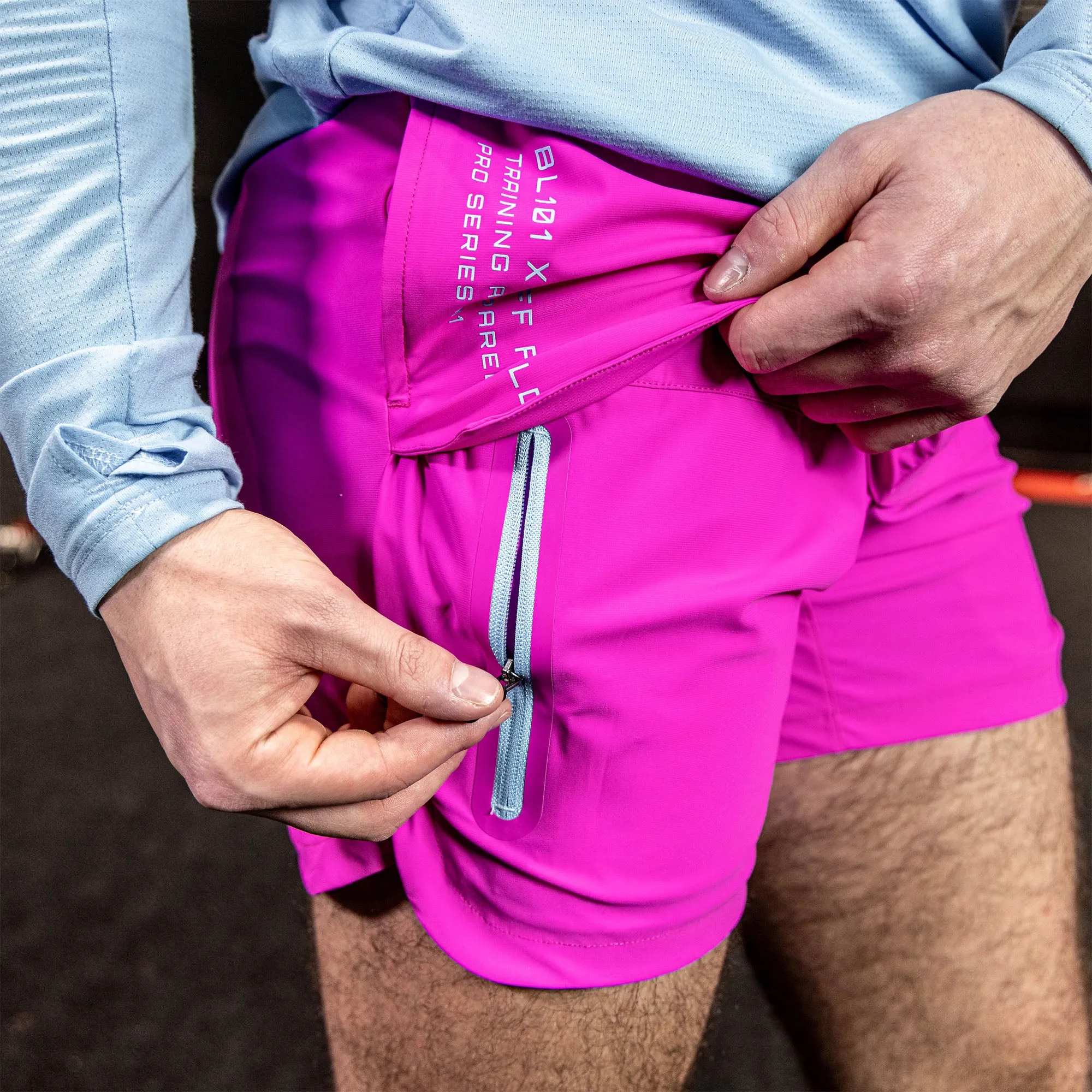 Pro Series Overlay Shorts - Cotton Candy Pink