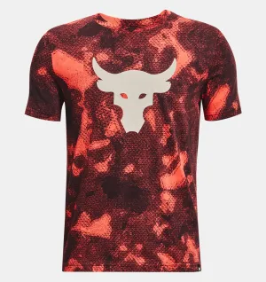 Project Rock Logo Printed Short Sleeve Boy Youth