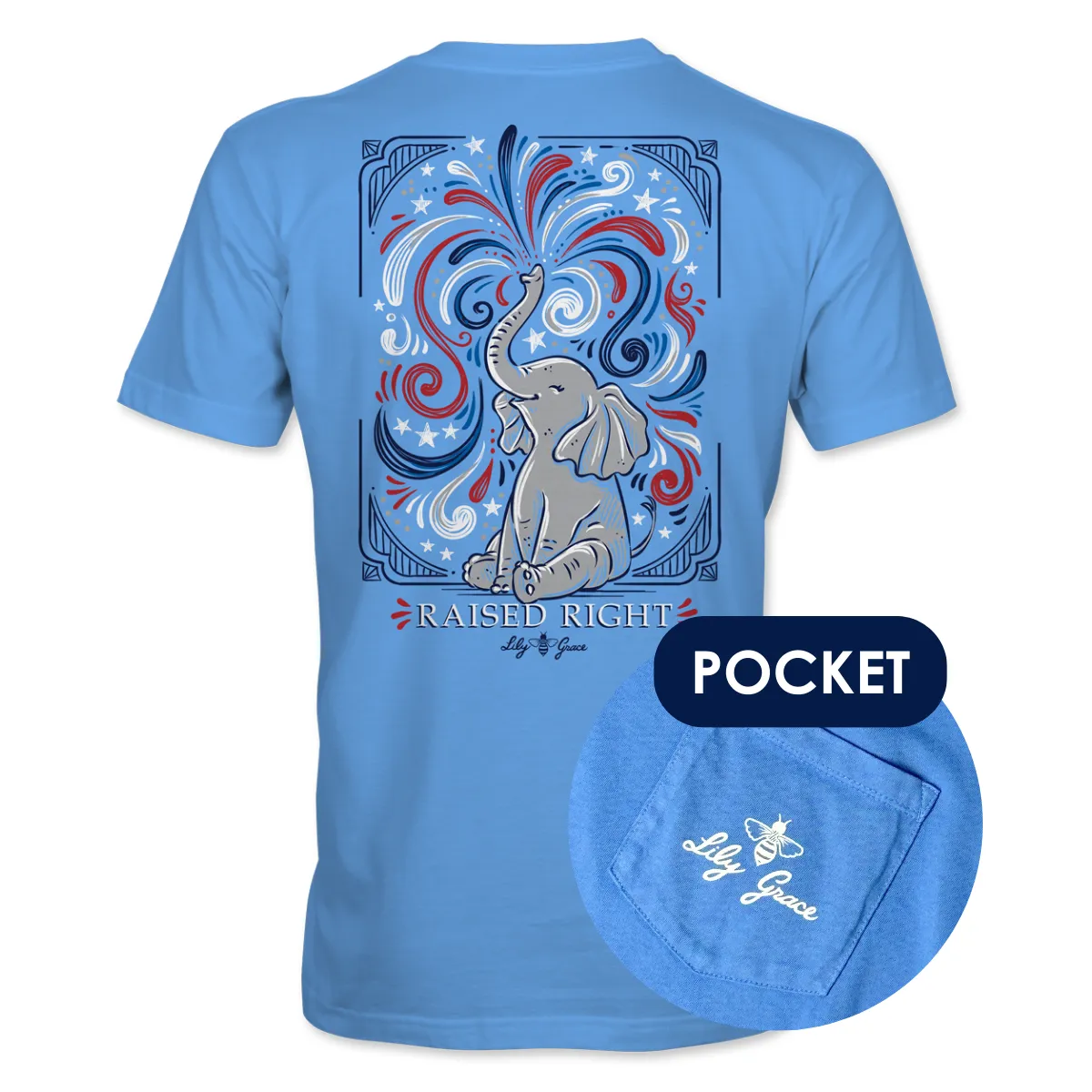 Raised Right- Elephant T-Shirt