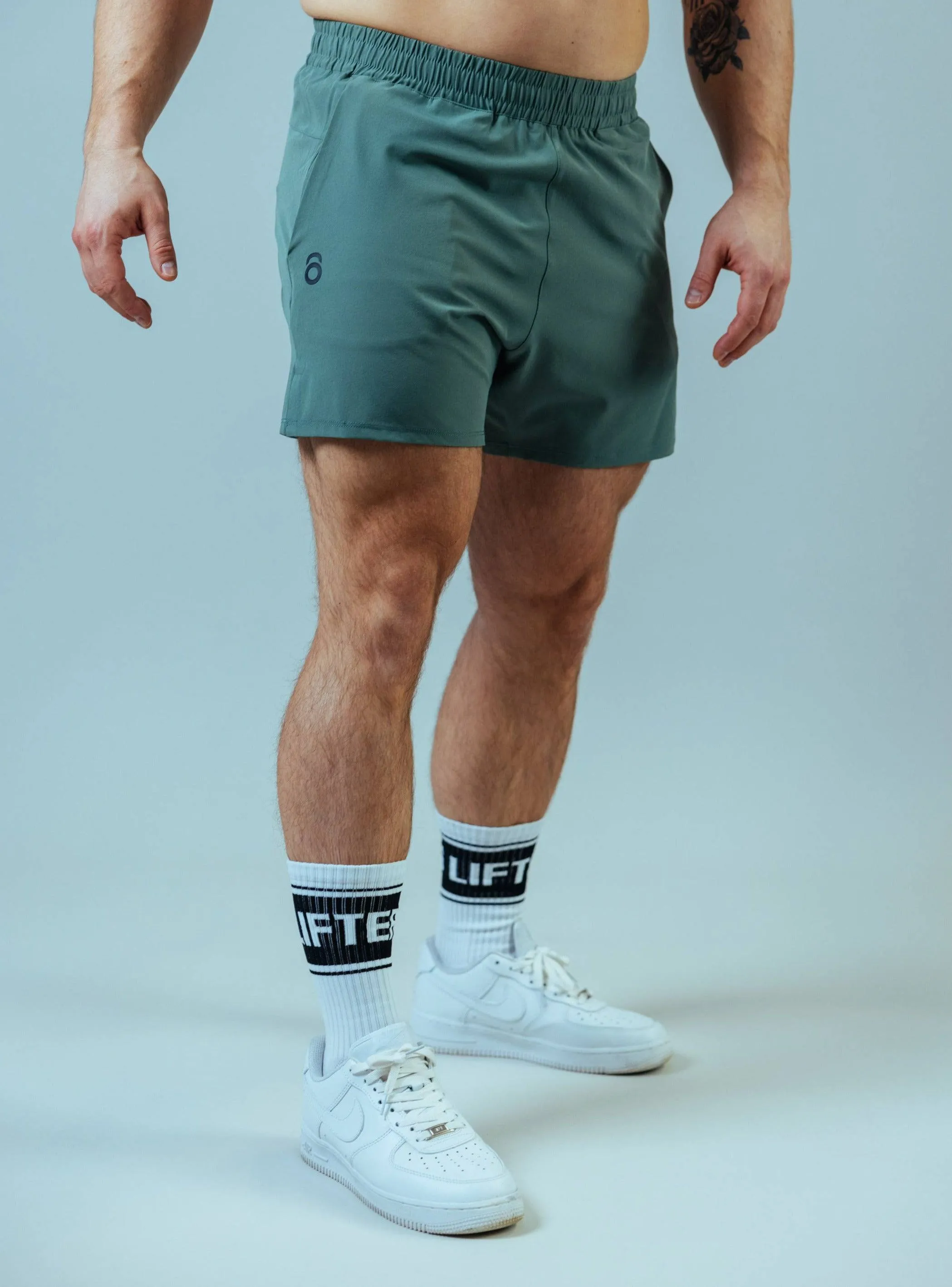 Raw Gym Shorts - Short Cut | Grün
