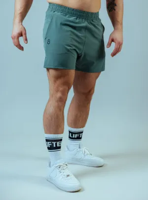 Raw Gym Shorts - Short Cut | Grün