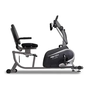 Reach Classic Recumbent Bike Exercise Cycle | Exercise Bike with Back Support Seat and Resistance Rope for Home Gym (Classic)