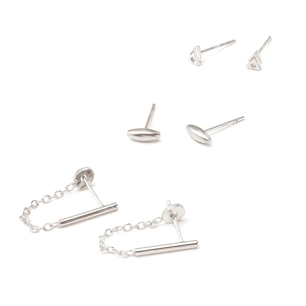 Refined Stud Trio