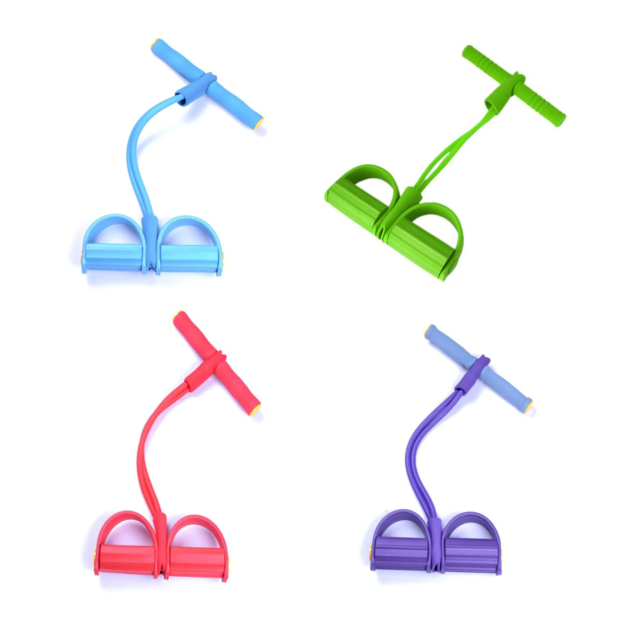 Resistance Band Abdominal Trainer - Blue, Green, Pink or Purple