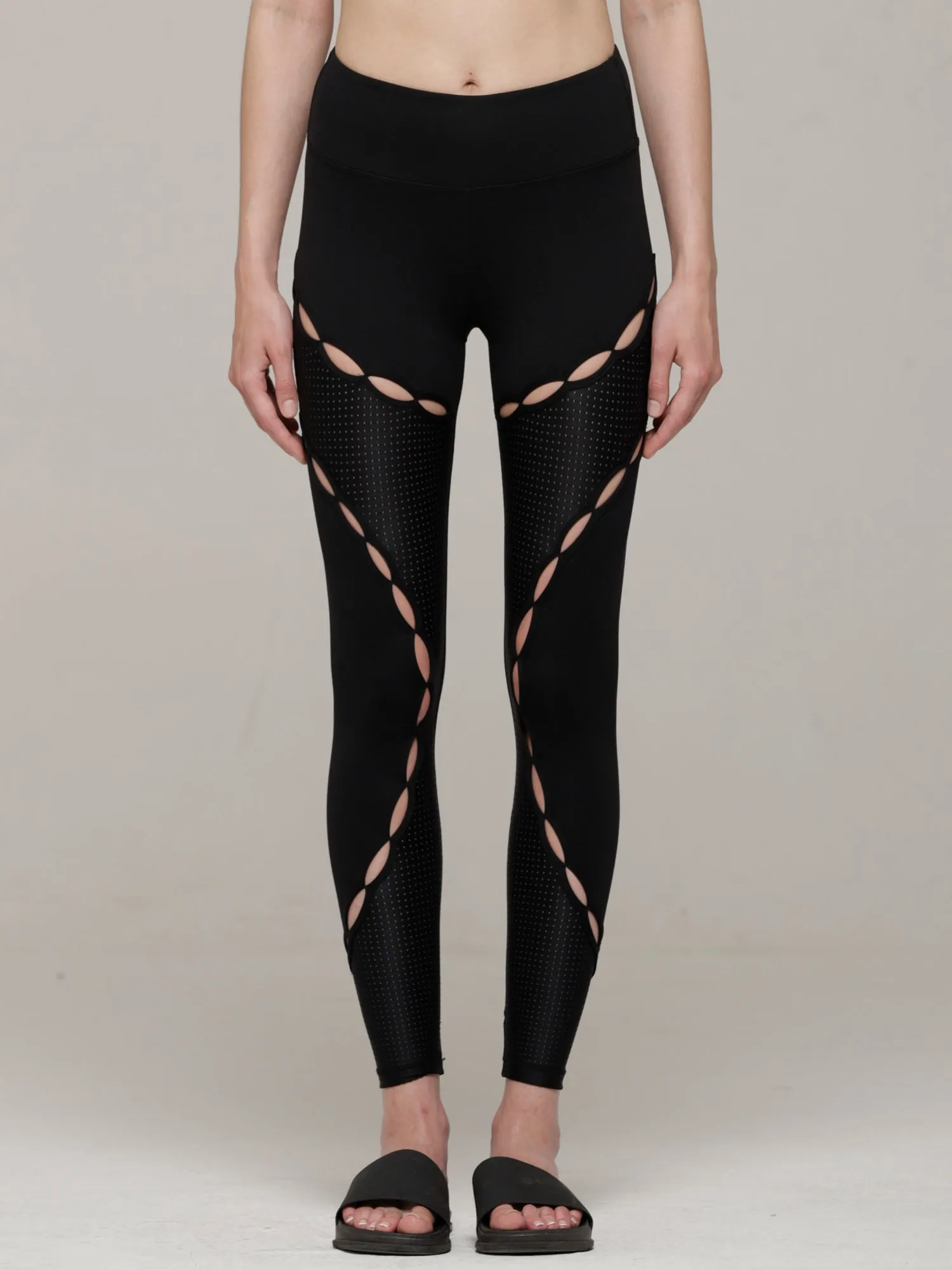 RESONANCE PANTS, BLACK/PERFORATED BLACK