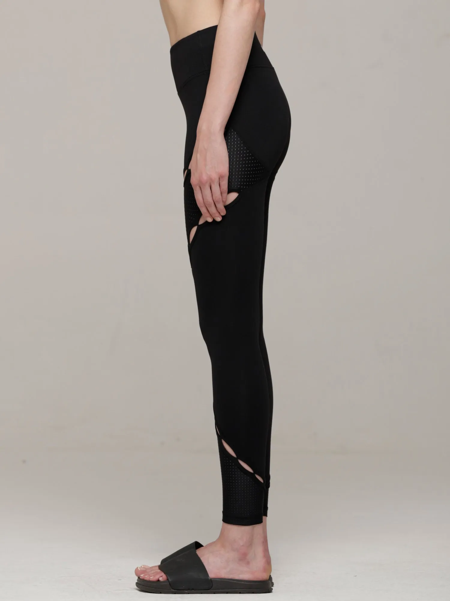 RESONANCE PANTS, BLACK/PERFORATED BLACK