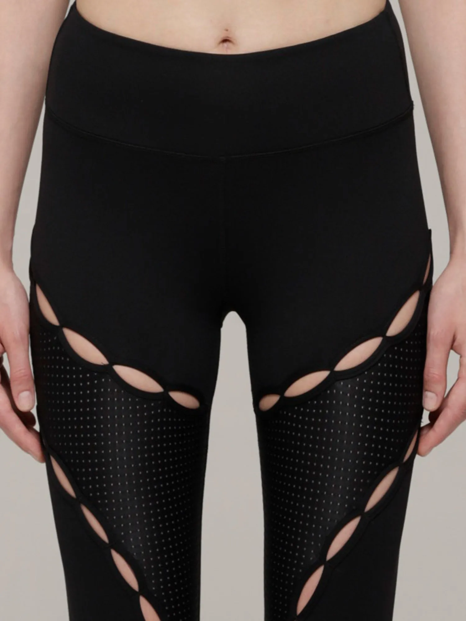 RESONANCE PANTS, BLACK/PERFORATED BLACK