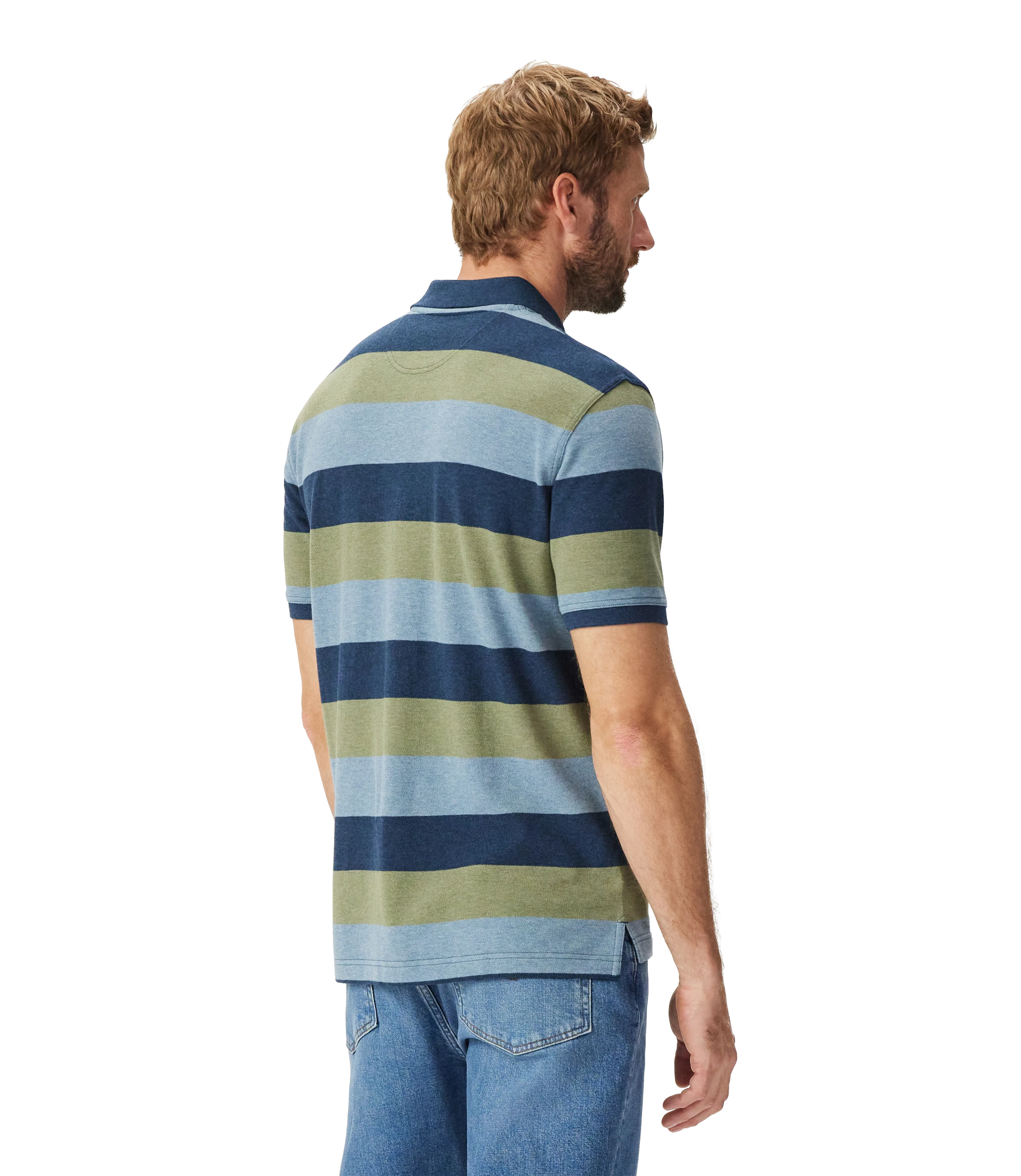 R.M. Williams Rod Polo - Blue/Green
