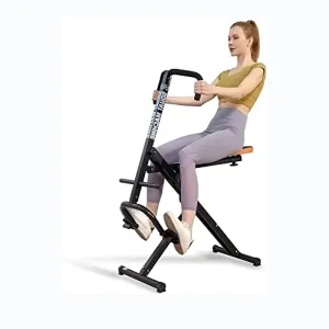 Rowing squat exercise machine full body exercise aerobic fitness strength equipment core auxiliary trainer gym home & total crunch