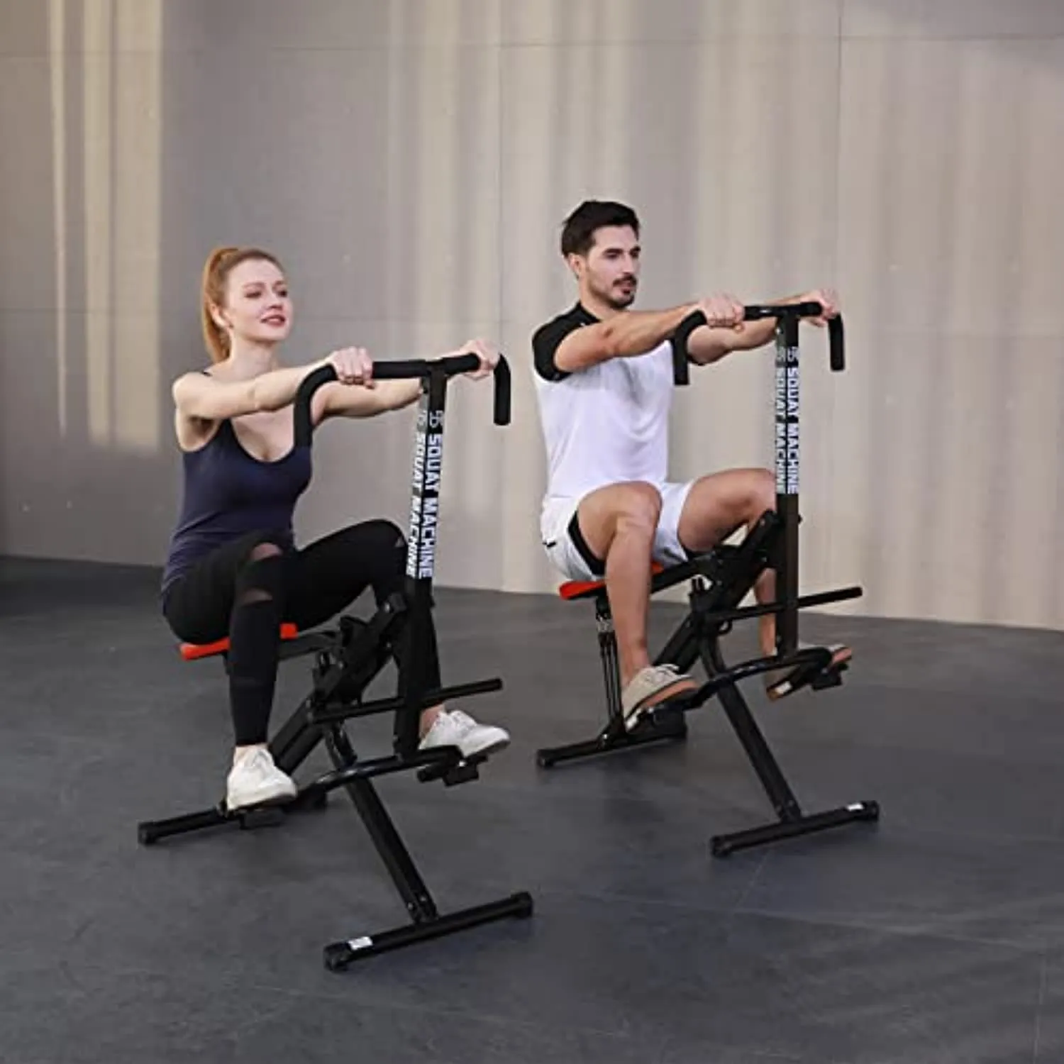 Rowing squat exercise machine full body exercise aerobic fitness strength equipment core auxiliary trainer gym home & total crunch