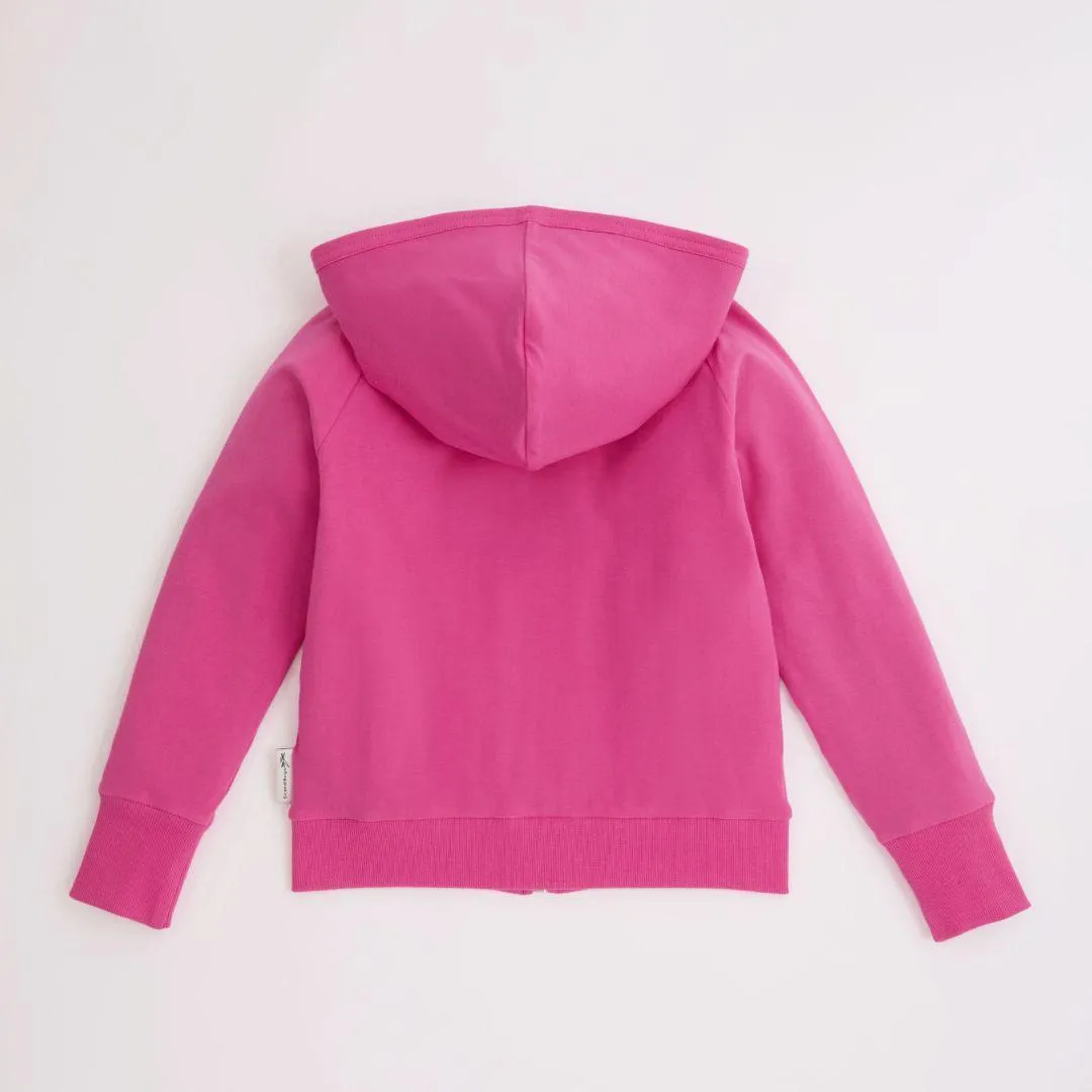 ScandiBugs Own Label Organic Reversible Hoody - Bubblegum Pink & Perfectly Purple