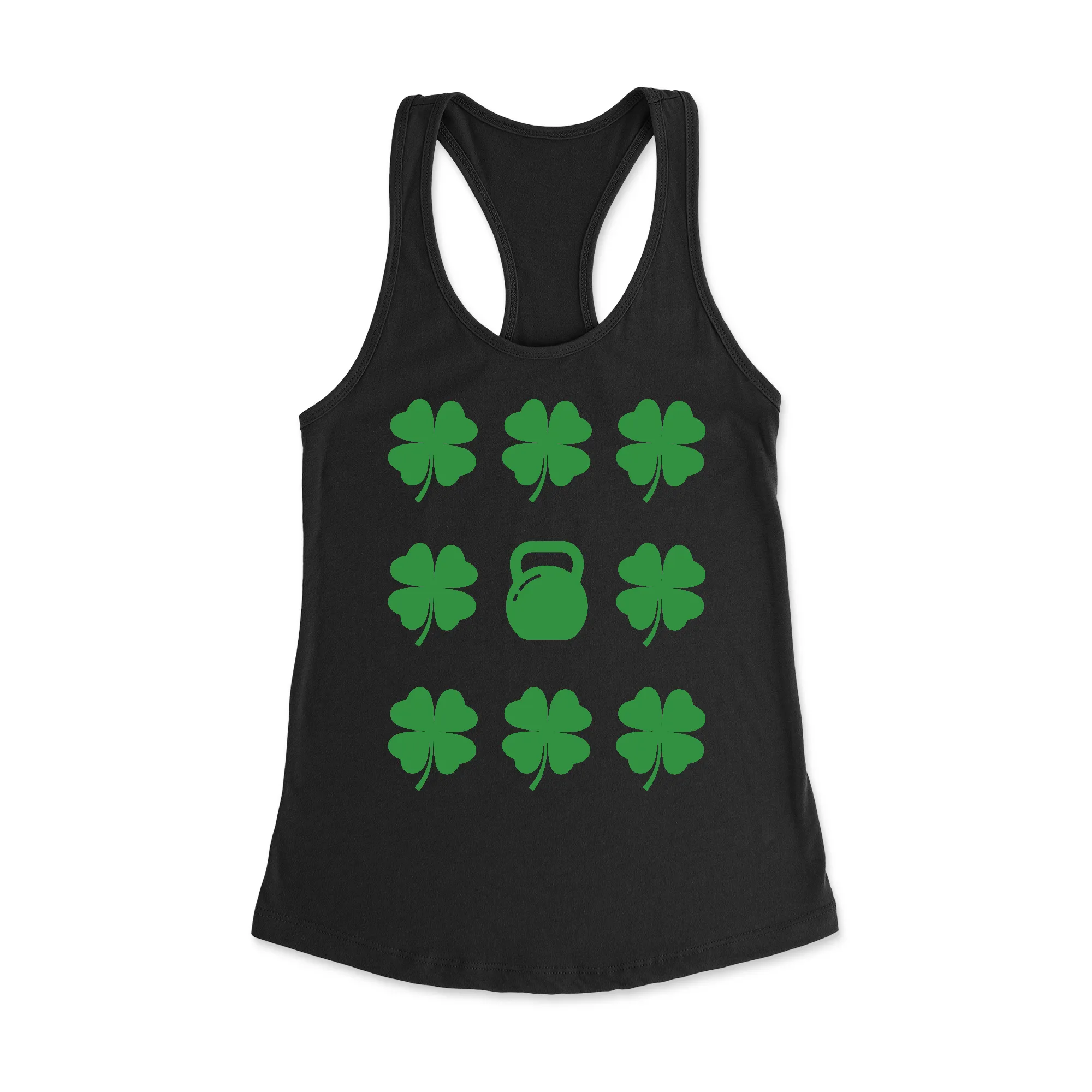 Shamrocks and Kettlebells Racerback Tank