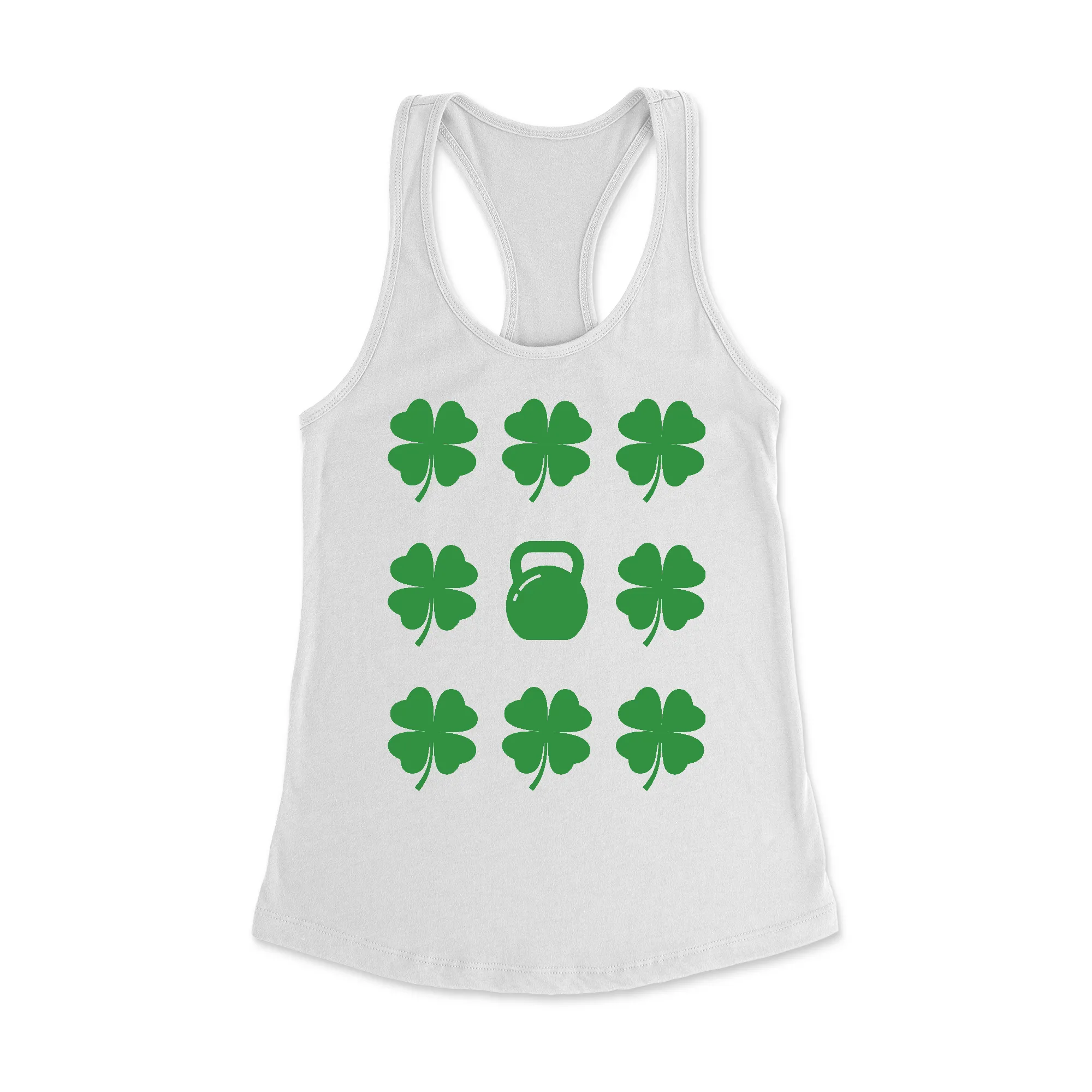 Shamrocks and Kettlebells Racerback Tank