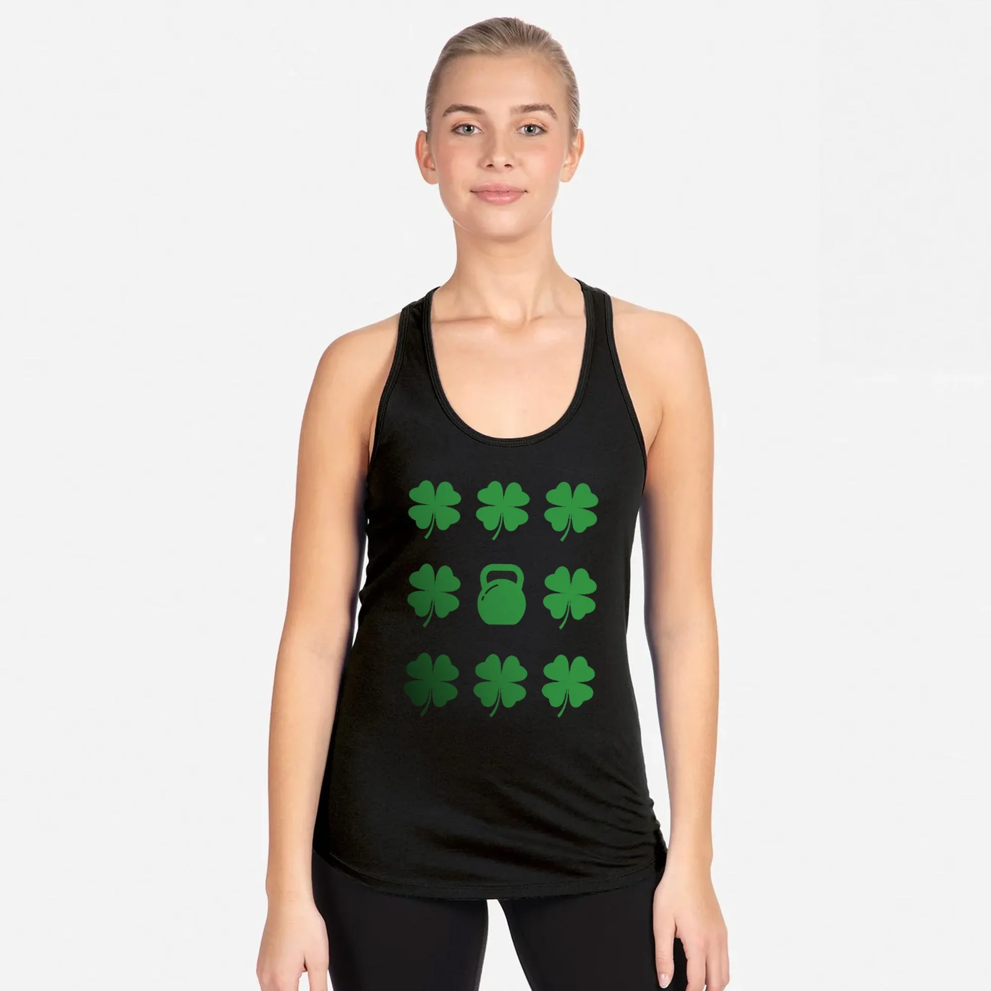 Shamrocks and Kettlebells Racerback Tank