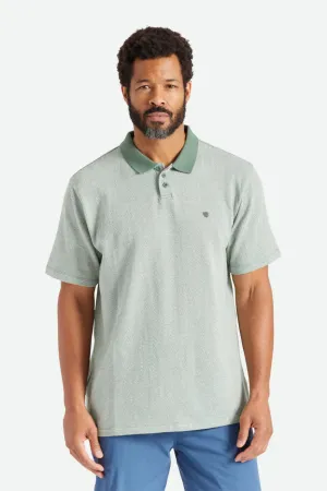 Shield Herringbone S/S Polo Knit