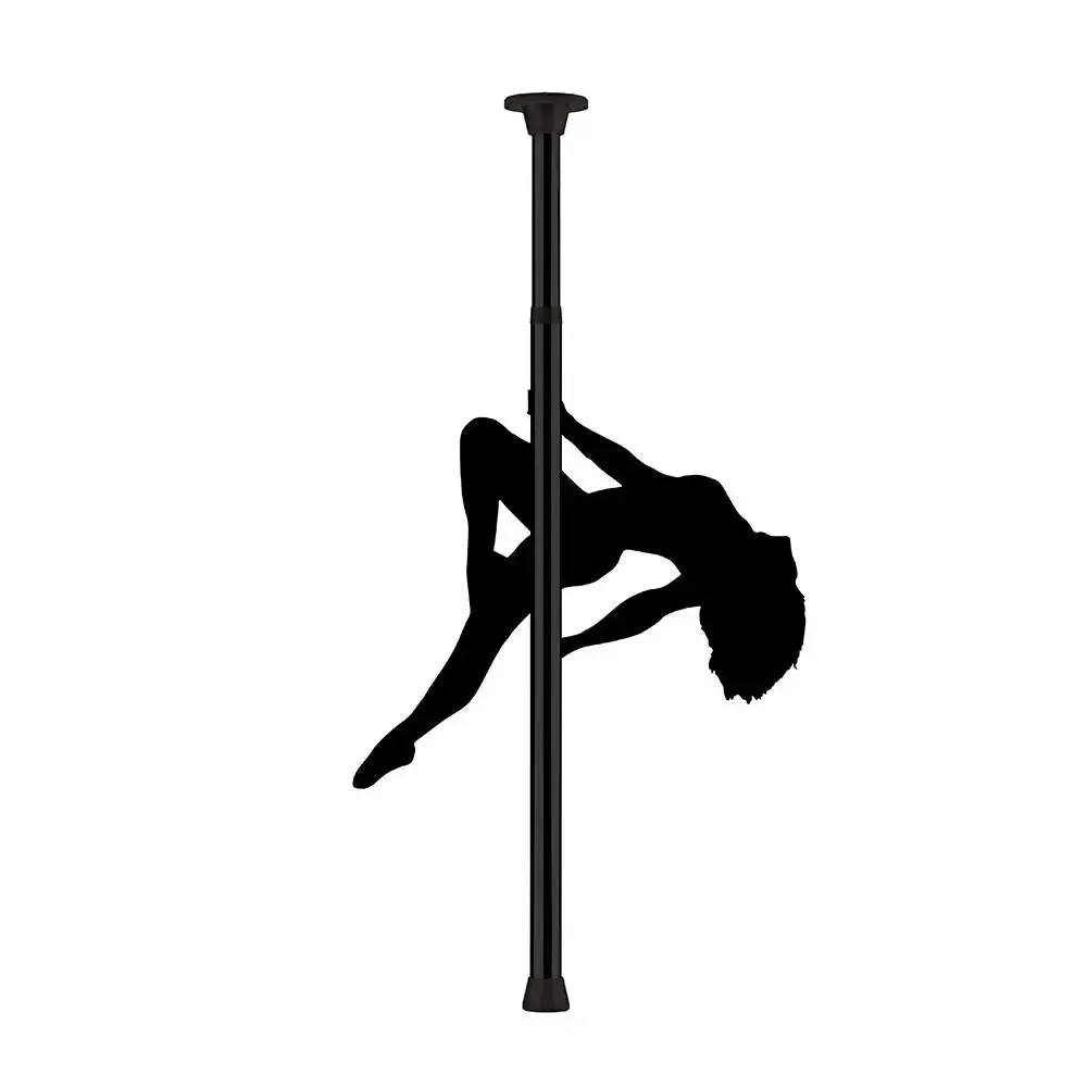Shots Stainless Steel Black Adjustable Dance Pole