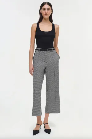 SIMKHAI - Miki Cropped Pant - Black/White
