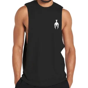 Spartan Helmet Graphic Tank Top