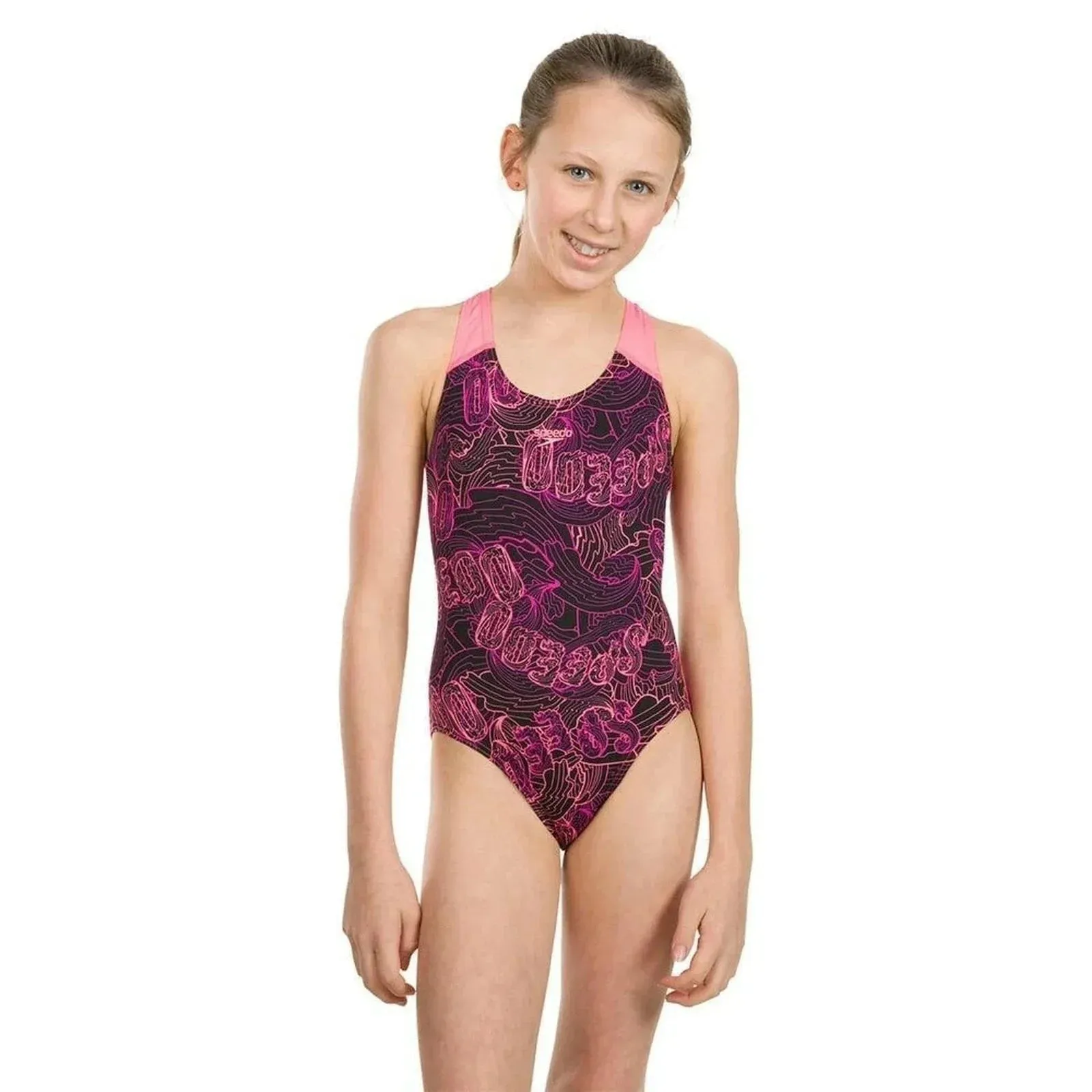 Speedo Girl's Candy Bounce Splashback Swimsuit