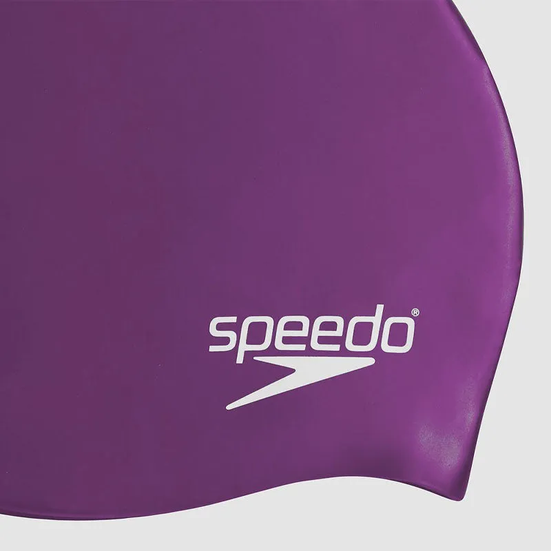 Speedo Plain Moulded Silicone Cap