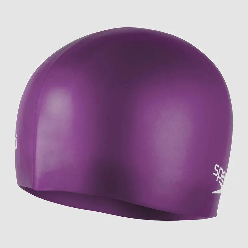 Speedo Plain Moulded Silicone Cap