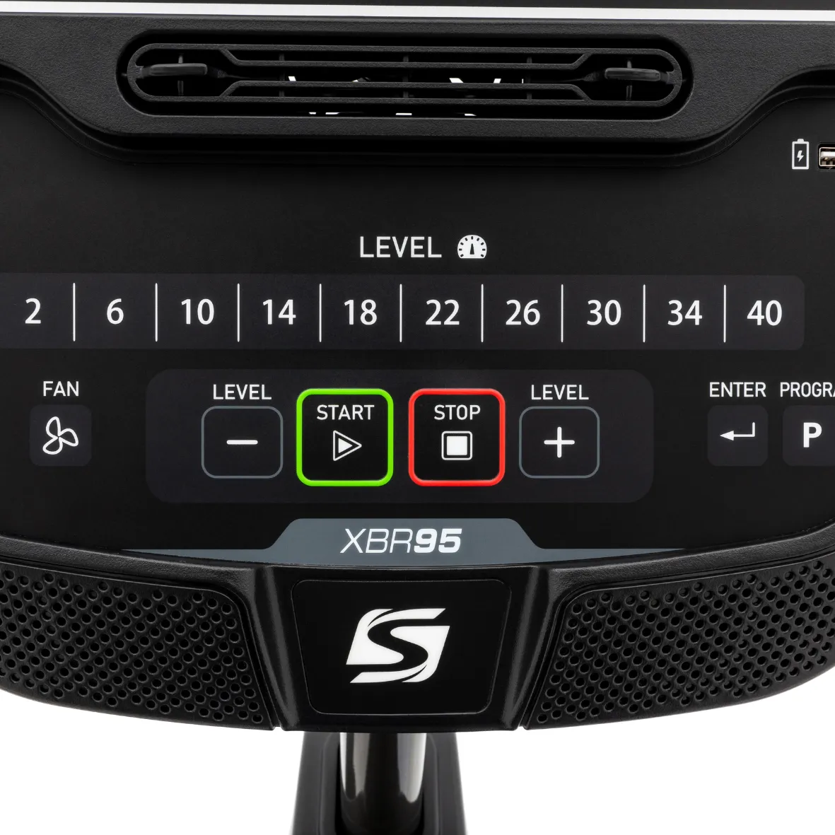 Spirit XBR95 Recumbent Bike Light Commercial V2